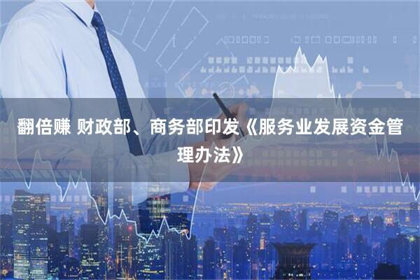翻倍赚 财政部、商务部印发《服务业发展资金管理办法》